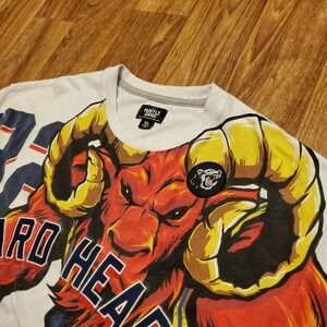 Vtg Hustle Gang Shirt Men XL White Hard Heads Basketball HSTL Arena Y2K